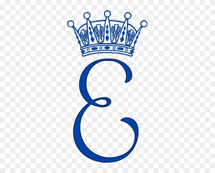 Royal Monogram Of Princess Estelle Silvia Ewa Mary, - Prince Nicholas Monogram #1332103