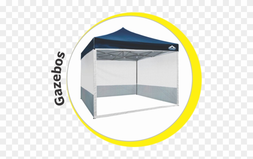 Branded Gazebo Complete 3m X 3m Steel - 3m X 3m Pop Up Gazebo - Navy #1332131