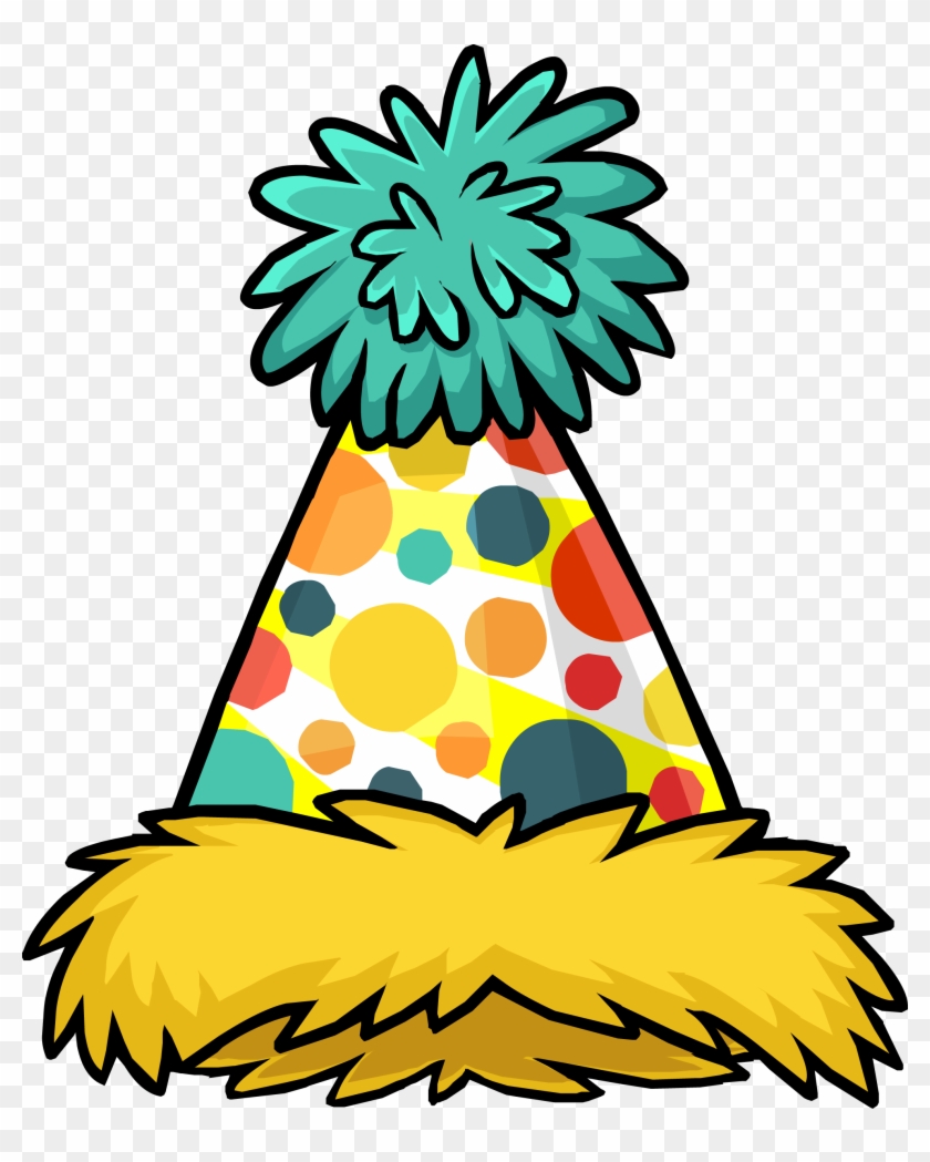 Polka Puffle Hat - Png Format Birthday Cap Png #1332143