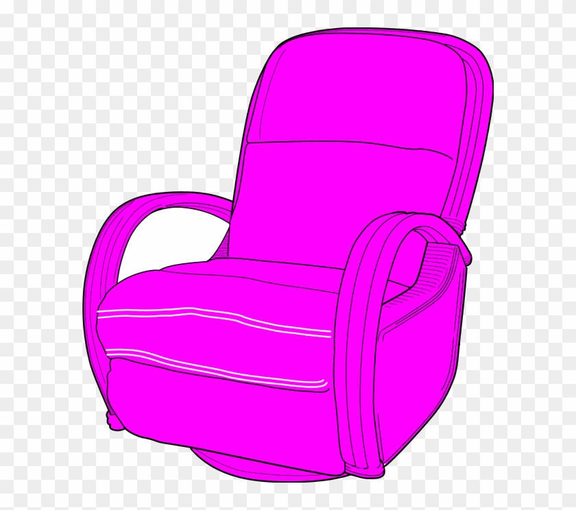 Arm Chair Vector Clip Art - Cartoon Lounge Chair #1332202