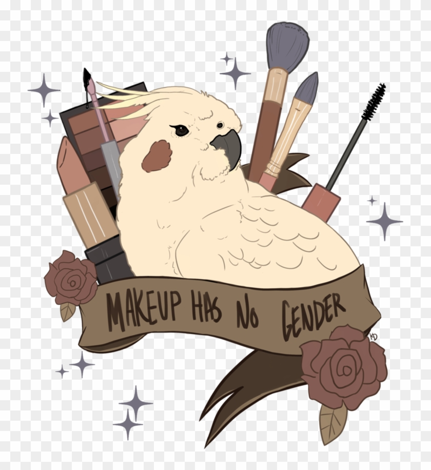 Makeup Has No Gender By Catdoak - Cartoon #1332223