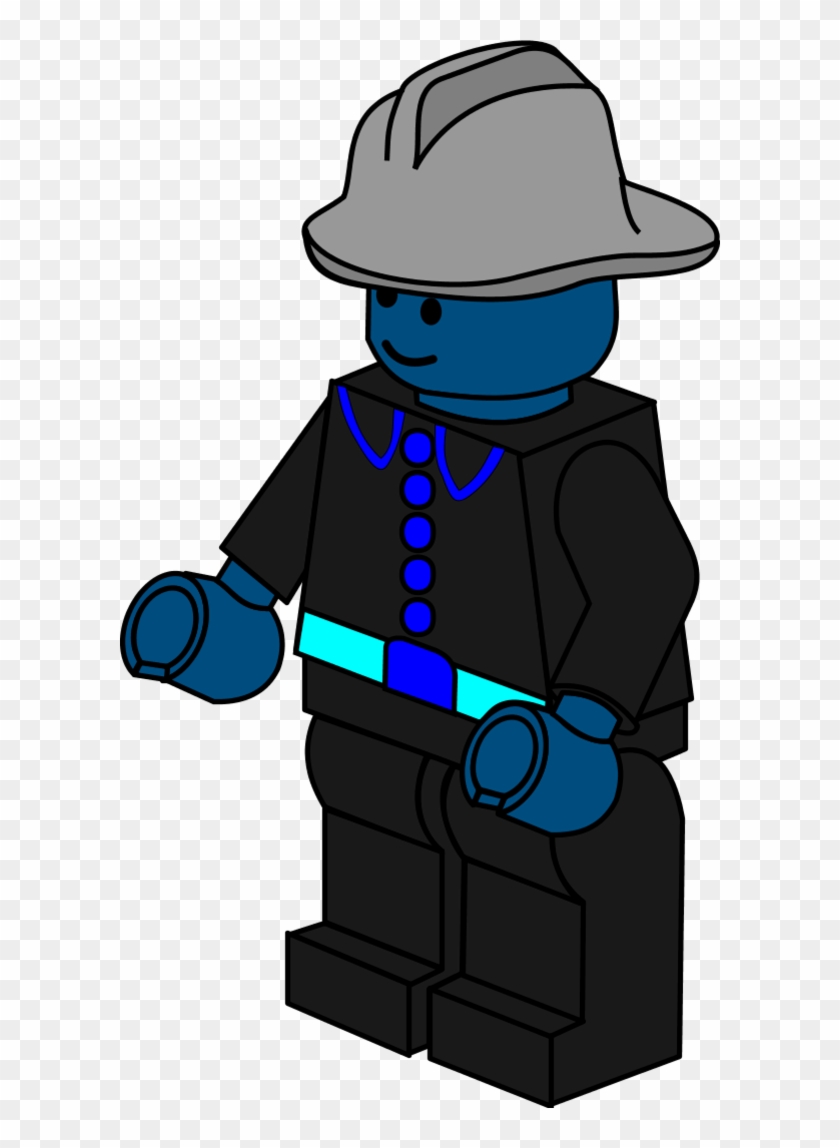 Lego Town Fireman - Lego Clipart #1332329