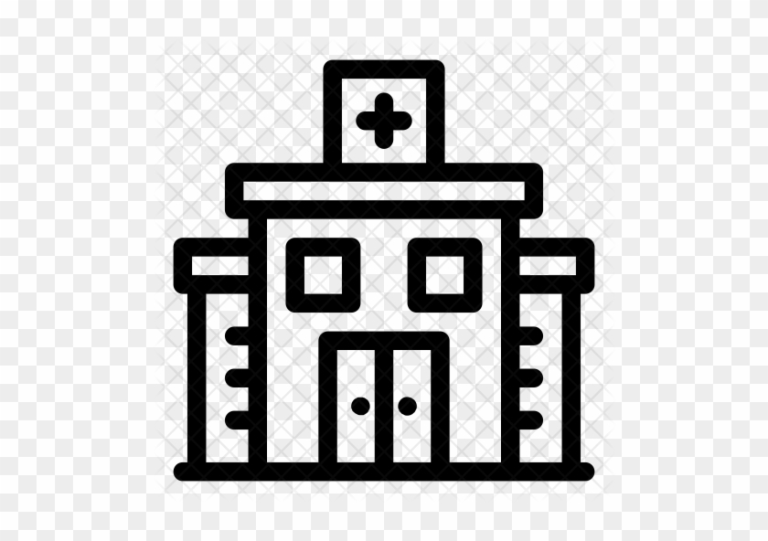Hospital Icon - Vector Graphics - Full Size PNG Clipart Images Download