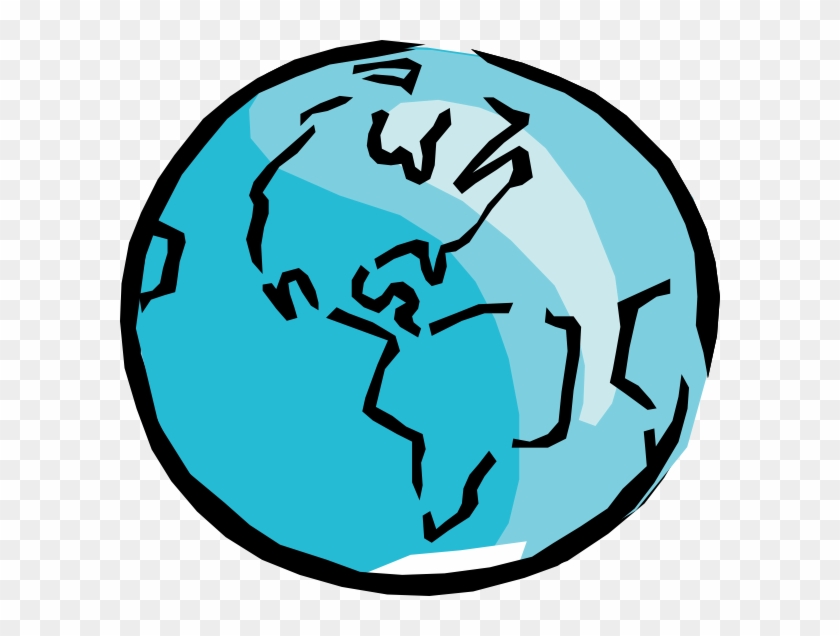 Earth Globe Clip Art At Clker Com Vector Clip Art Online - Earth Clipart No Background #1332367