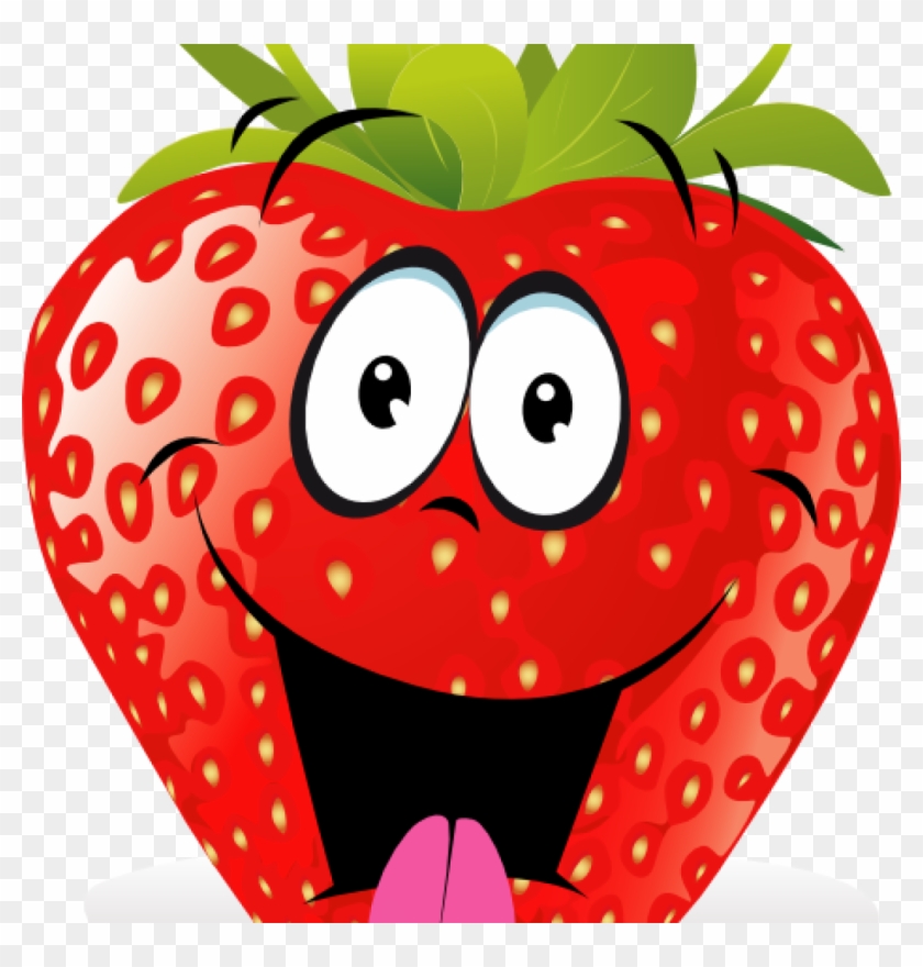 Strawberry Clipart Strawberry Fruit Cartoon Cartoon - Strawberry Clipart #1332409