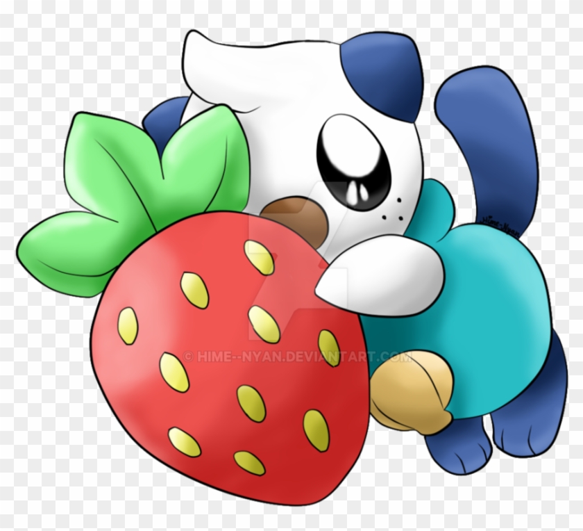 Kai, The Oshawott With A Strawberry By Hime Nyan - Baby Oshawott #1332424