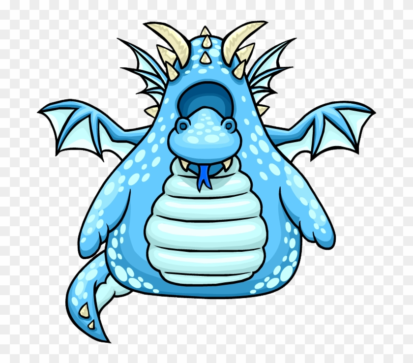 Blue Dragon Costume - Club Penguin Dragon Costume #1332430