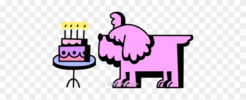 Dog Blowing Out The Candles Royalty Free Vector Clip - Dog Blowing Out The Candles Royalty Free Vector Clip #1332446