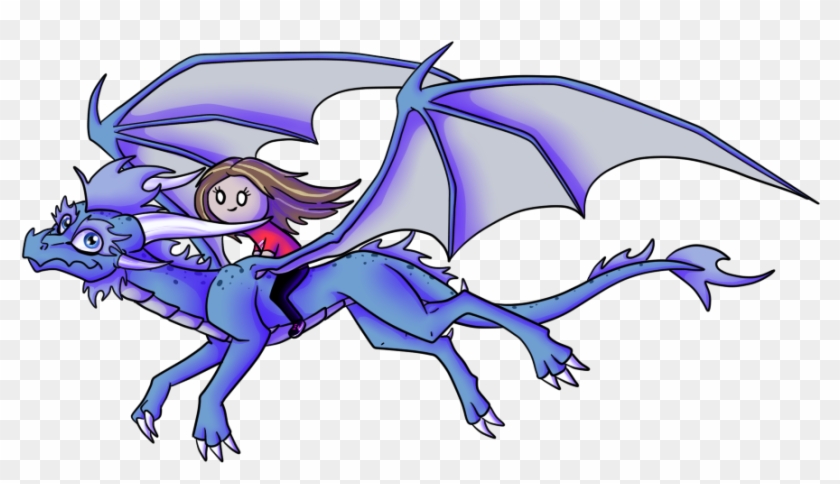 Just Me, Flying On A Dragon By Icelectricspyro - Flight #1332471
