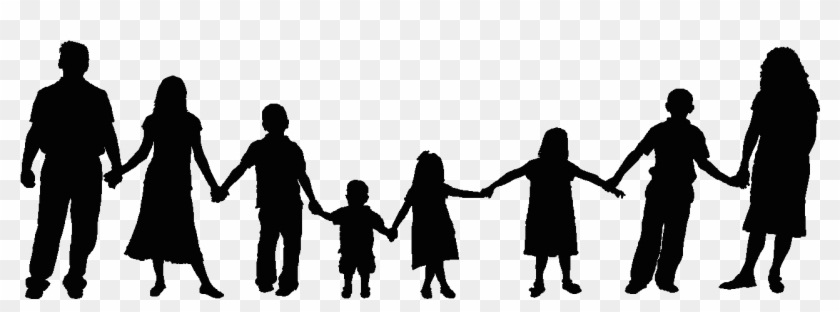 Family Holding Hands Clipart #1332555