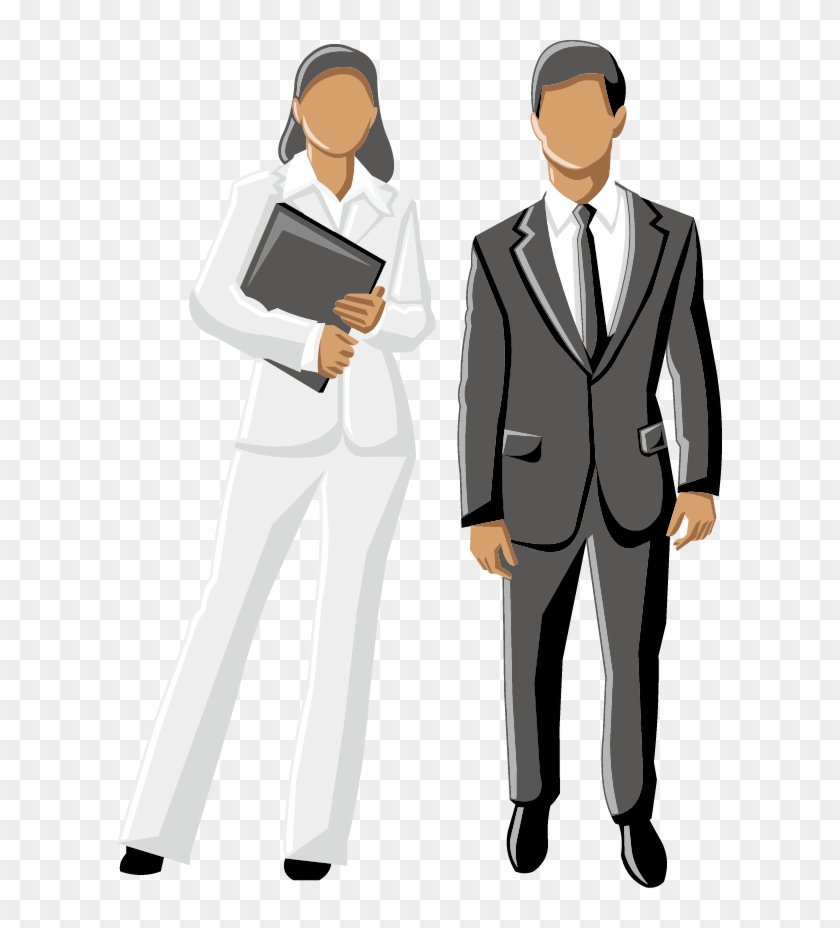 Business No Clip Art - Man And Women Business #1332579