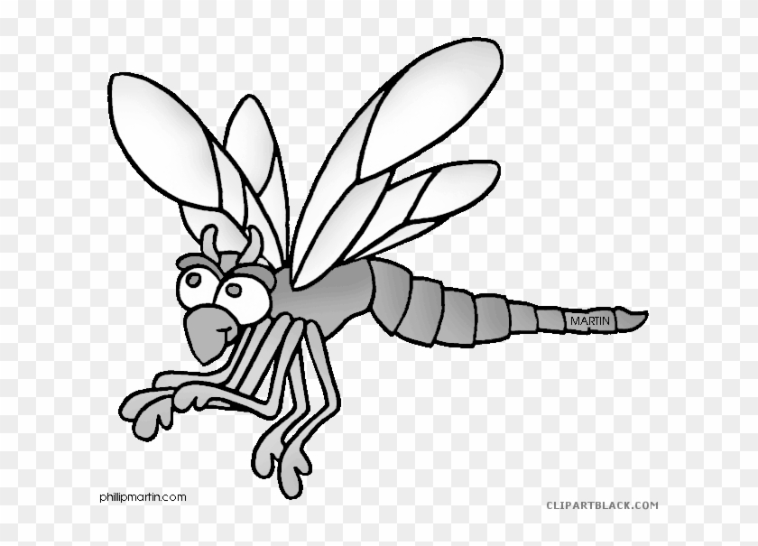 Grayscale Dragonfly Animal Free Black White Clipart - Grayscale Dragonfly Animal Free Black White Clipart #1332582