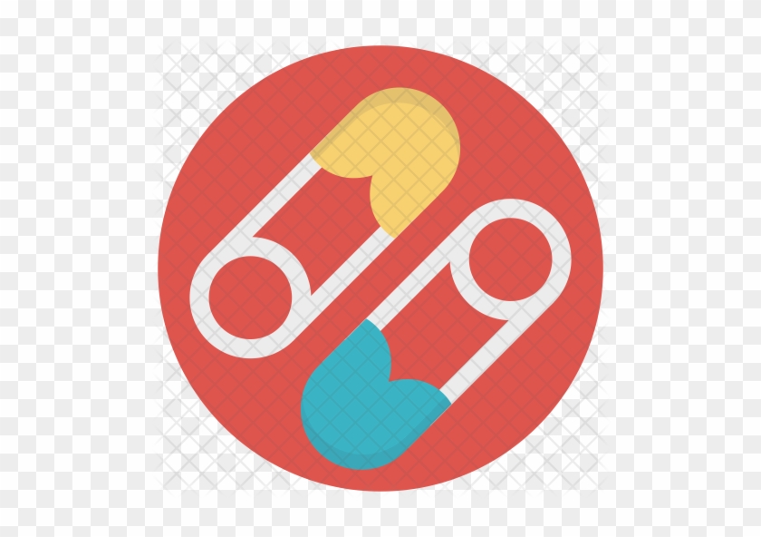 Safety Pin Icon - Coles Online #1332628