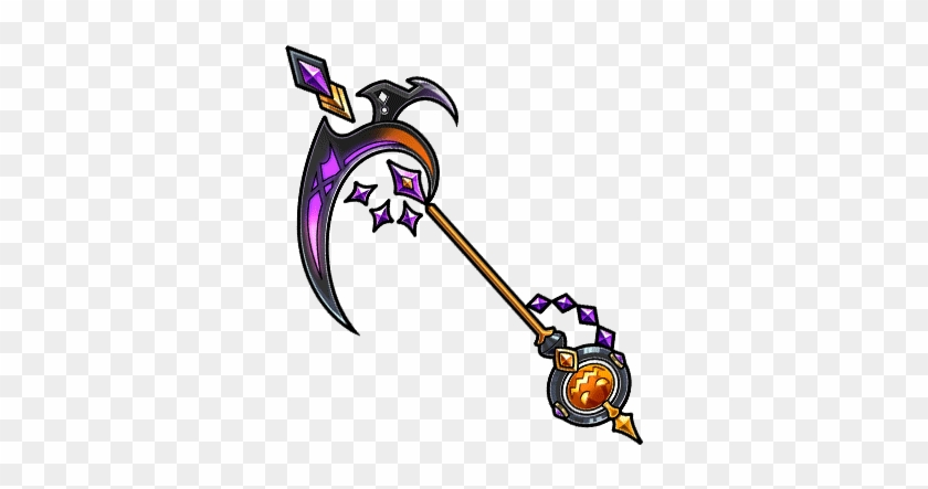 Scythe Clipart Weapon - Unison League Mage Weapons #1332646