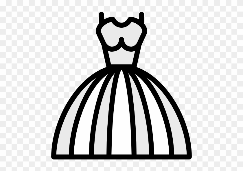 Wedding Dress Free Icon - Wedding #1332765