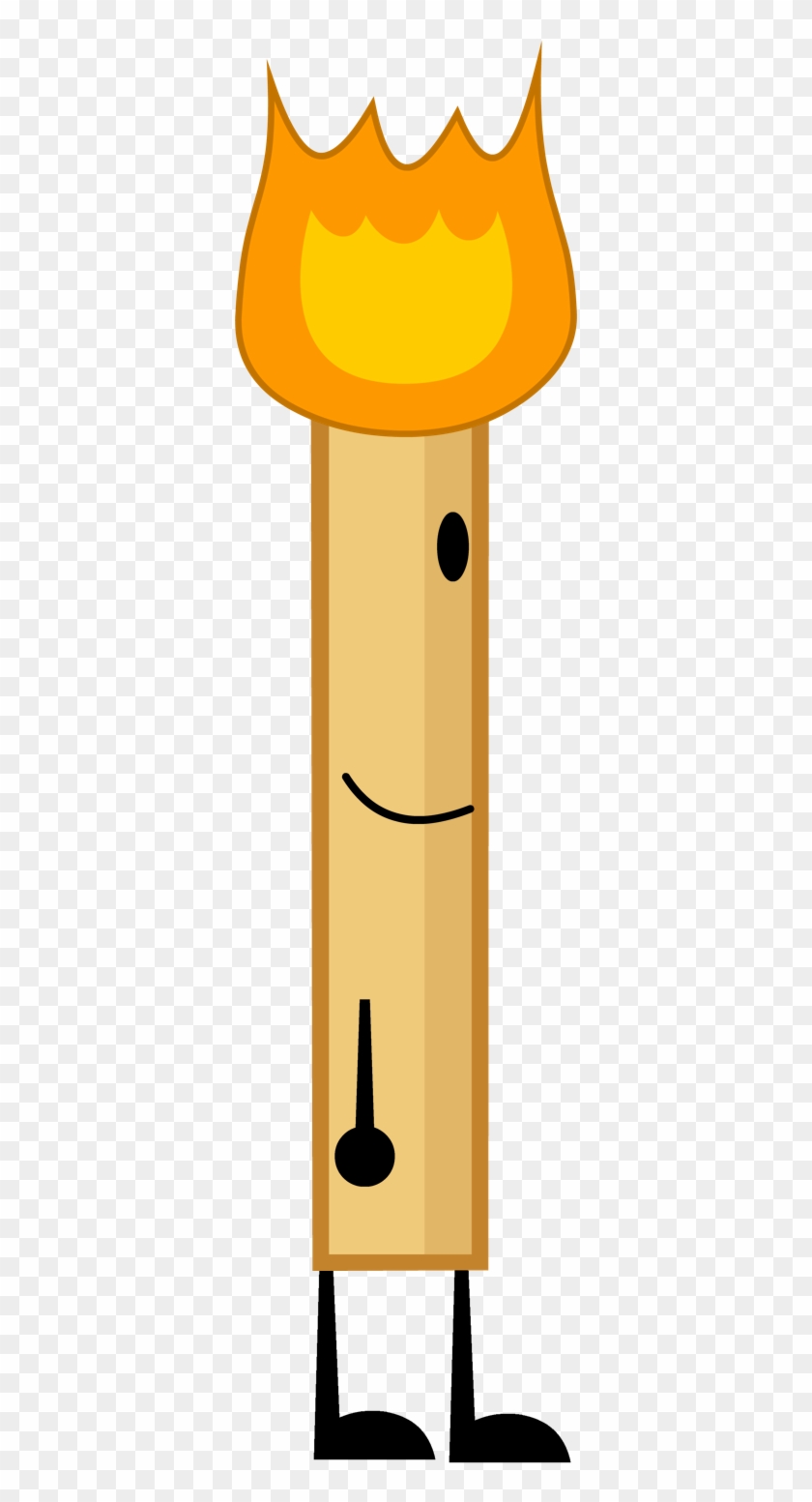 Lit Match By Brownpen0 - Bfdi Match Pen #1332773