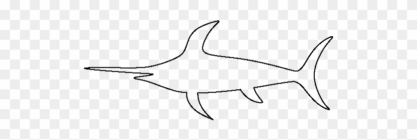Shark Stencil Printable Swordfish Pattern Use The Printable - Billfish #1332817