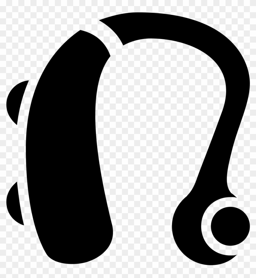 Audio Clipart Ear Sound - Hearing Aid Icon #1332821