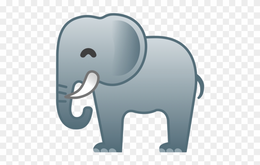 Google - Elephant Emoji Png #1332852
