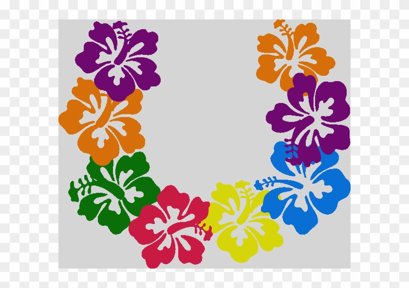 Hawaiian Clip Art Lei Lei Clip Art - Hibiscus Clip Art #1332895