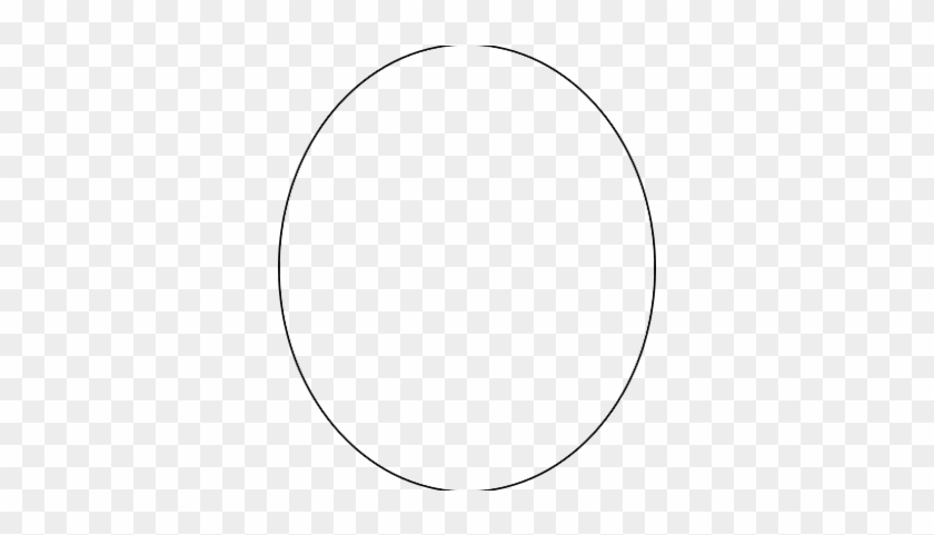 Circle Drawing Clip Art - Oval Template #1332939