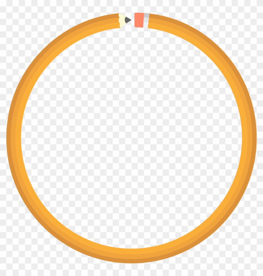 Big Image - Orange Circle Border Png #1332943