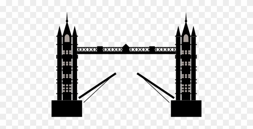 Tower Bridge Clipart Drawing - London Tower Bridge Png #1332978