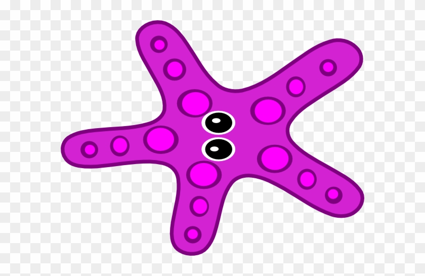 Purple Starfish Clipart - Clip Art #1333034