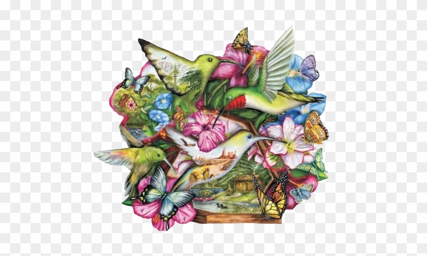 Flutter By Shaped Jigsaw Puzzle By Lori Schory 600pc #1333036