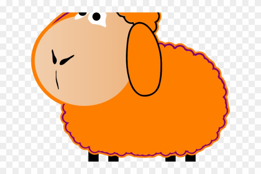 Cartoon Sheep Clipart - Clip Art Brown Sheep #1333042