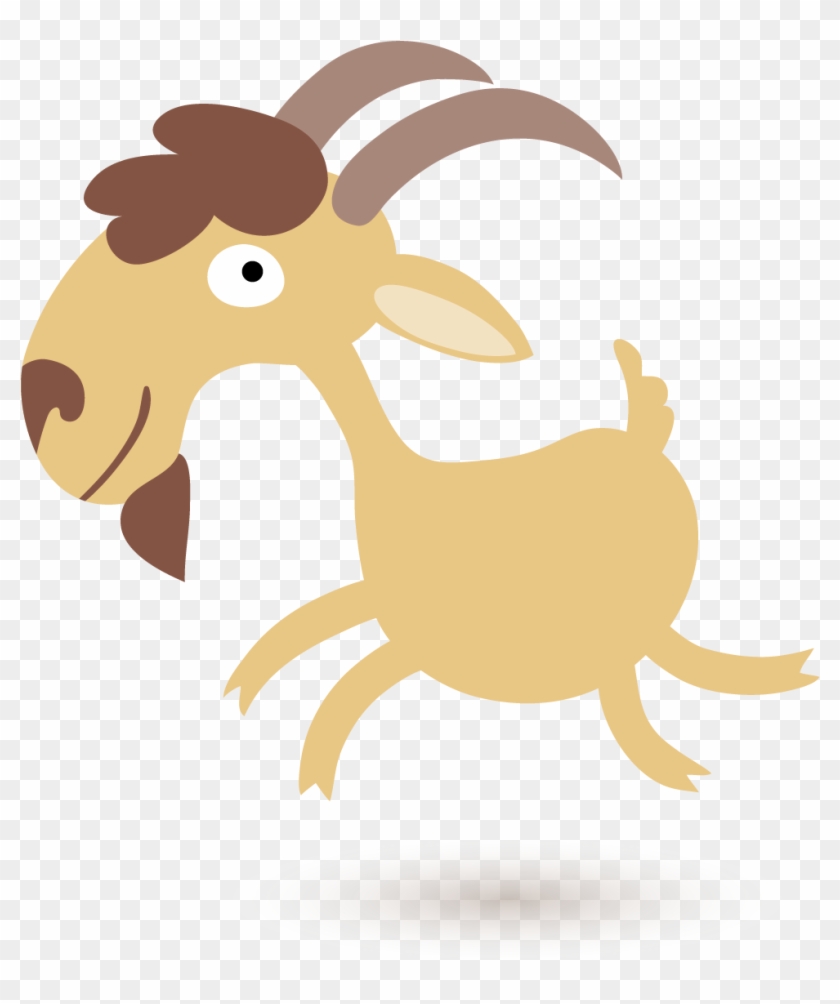 Boer Goat Sheep Cartoon Clip Art - Goat #1333059