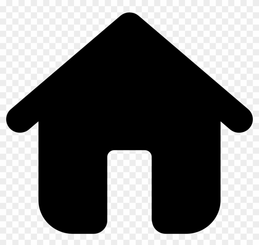 Home Black Building Symbol Comments - Home Tab Bar Icon #1333100
