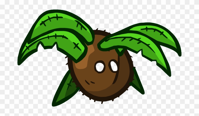 Coconut Leaves Helmet - Cartoon #1333289