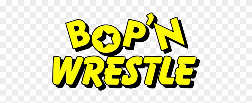 Bop'n Wrestle Logo - Purple Blob #1333301
