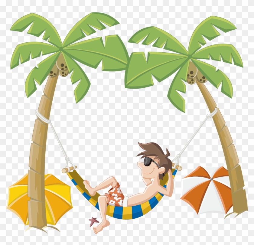 Cartoon Beach Clip Art - Summer Holiday Png #1333364