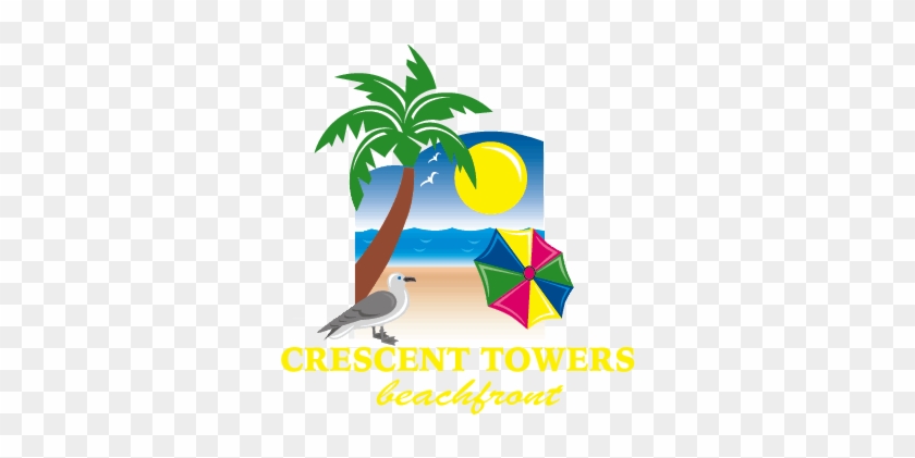 Seaside Clipart Florida Beach - Graphic Design #1333393