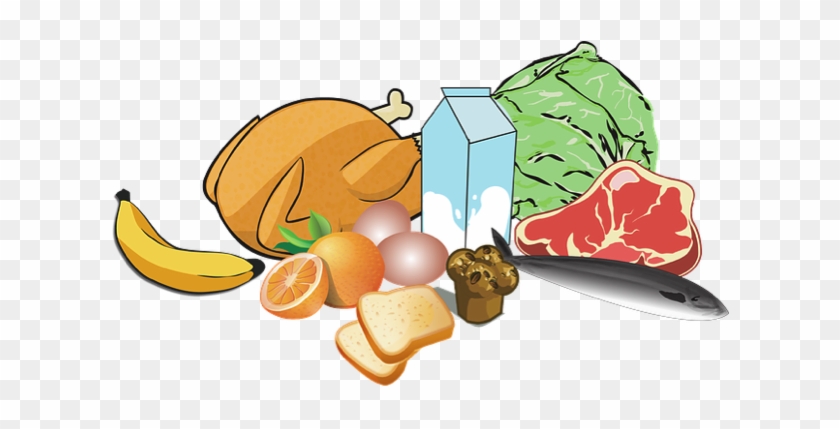 1 - Meat And Vegetables Clipart #1333431