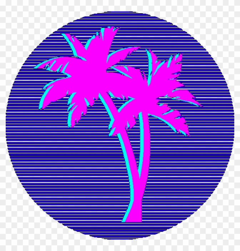 Vaporware Vaporwave Aesthetic Palmeras - Vaporwave Png #1333489