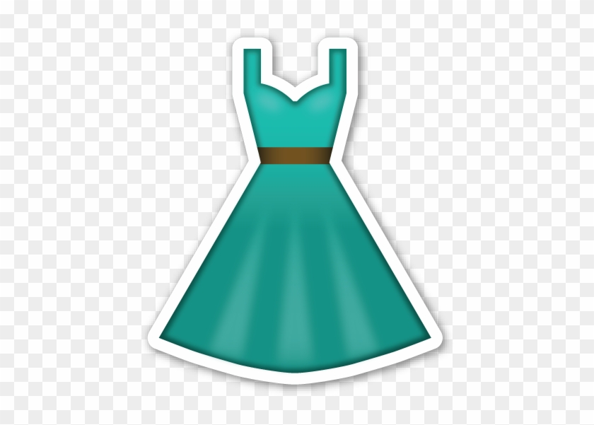 Dress Clipart Emoji - Emoticones De Whatsapp Vestido #1333493