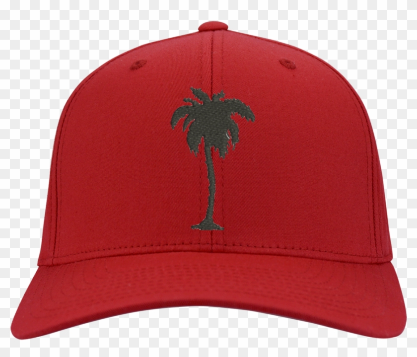 Palm Tree Hat - Mustang Stc10 Sport-tek Dry Zone Nylon Cap #1333506