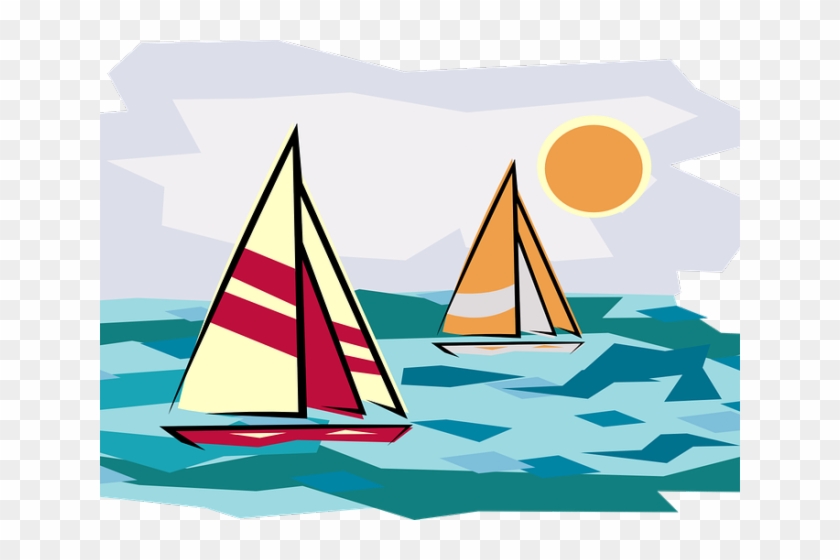 Sailing Clipart Cartoon - Finger Lakes Sailboats Mug #1333593