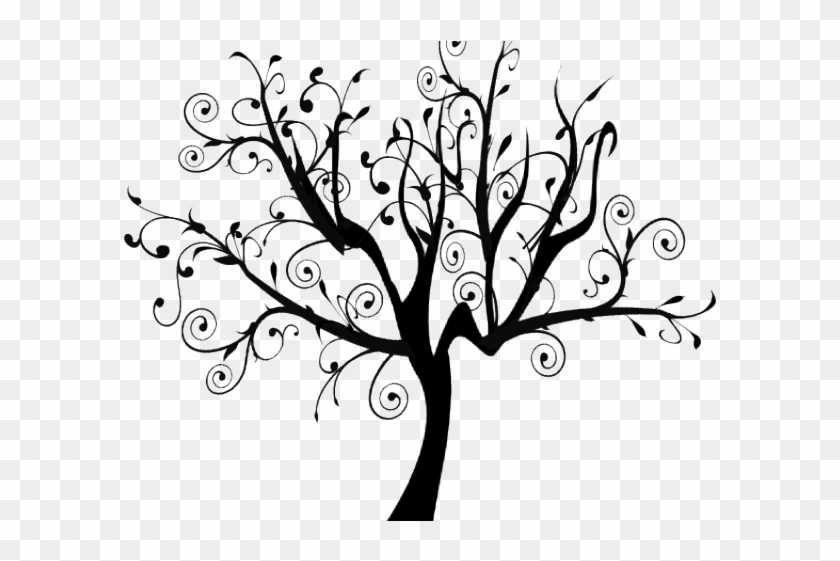 Dead Tree Clipart Swirly - Tree Branch Clip Art #1333607