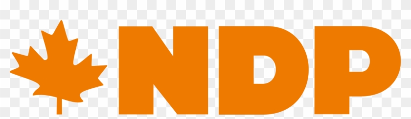 Orange Ndp Logo English - Logo Of Ndp #1333658
