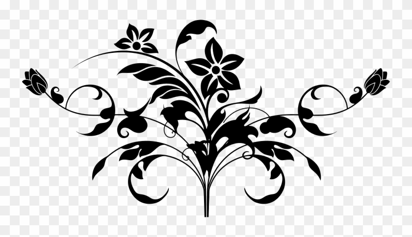 Floral Motif Clipart #1333748