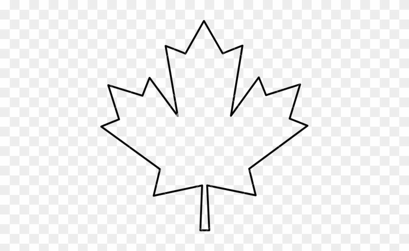 Canadian, Food, Maple, Syrup Icon - Maple Leaf Vector Outline #1333758