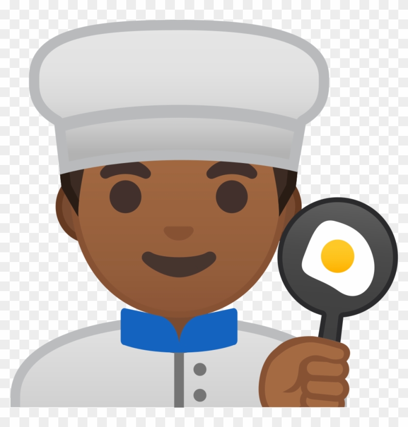 Man Cook Medium Dark Skin Tone Icon - Cook Icon Png #1333773