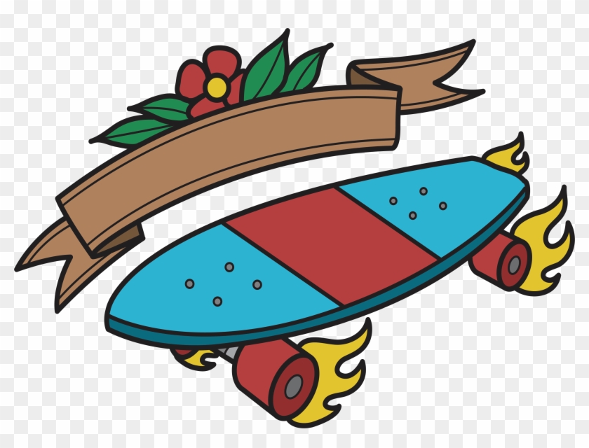 Skate Or Die Skateboarding Penny Board - New Skate Or Die Tattoo Art Tote Bag L874r #1333779