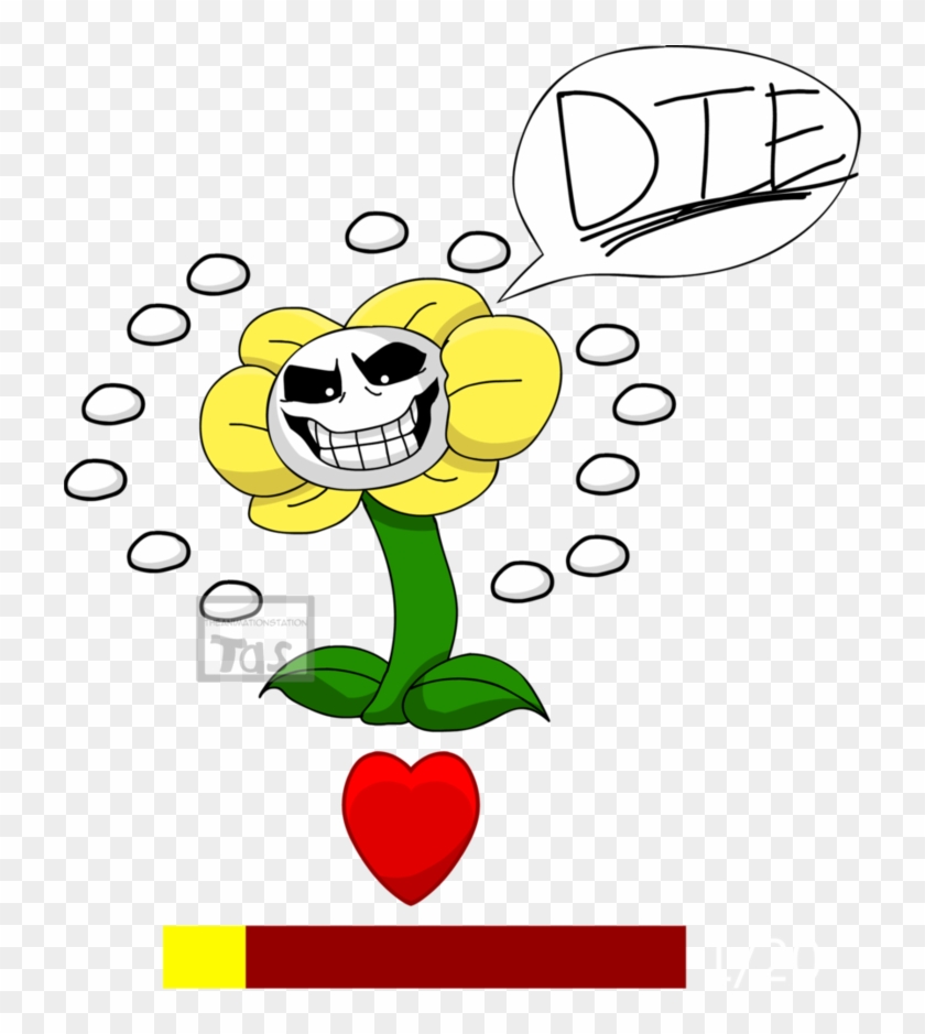Flowey The Flower - Cartoon #1333781