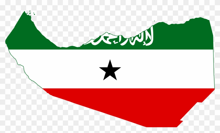 One Can't Win A Fight With His Arms Tied Behind His - Somaliland Map With Flag #1333819