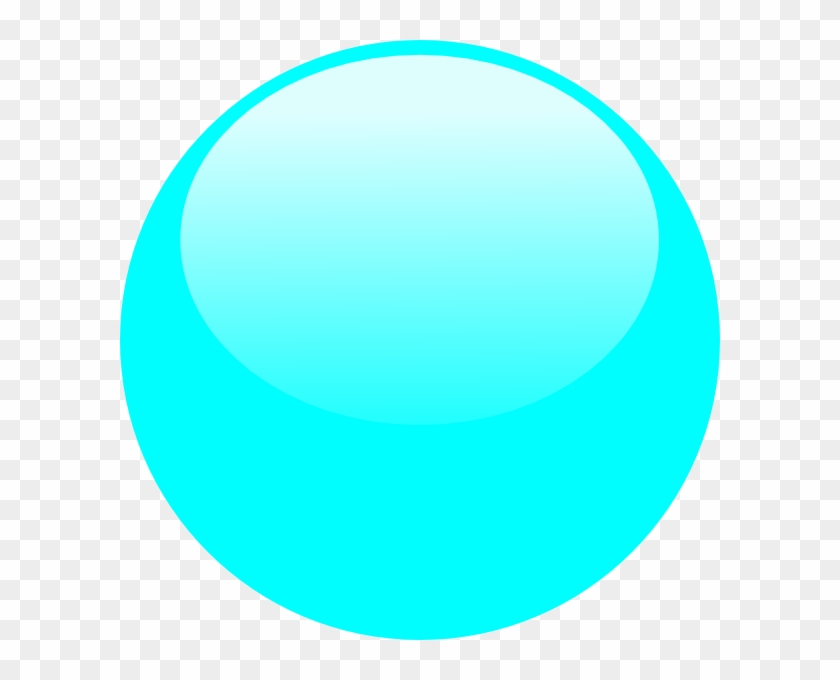 Bubble Sky Blue Svg Clip Arts 600 X 600 Px - Sky Blue Circle Png #1333901